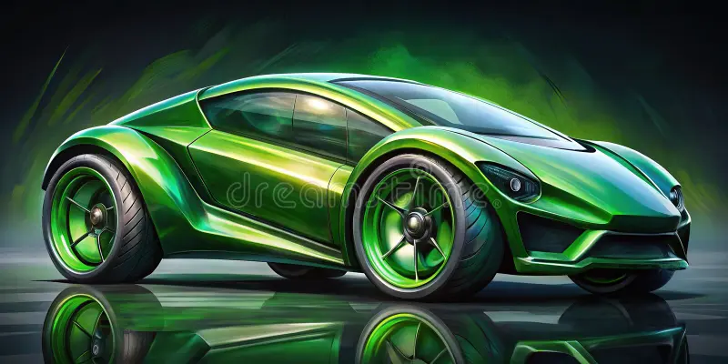 Elon Musk's Robotaxi Launch in Austin: A New Era of Transportation 3 sleek green autonomous robot car futuristic electric vehicle concept rendered d stunning rendering showcases 374703027 - Tech Guidely