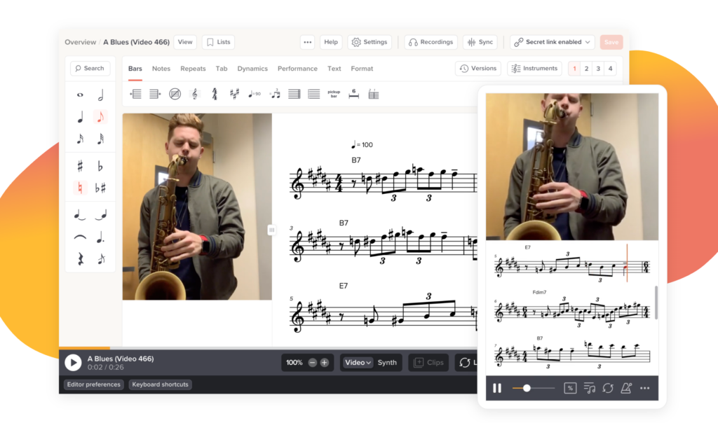 ChatGPT Hallucination Turned Real: The Soundslice ASCII Tab Story 3 ChatGPT hallucination inspiring real product update on Soundslice