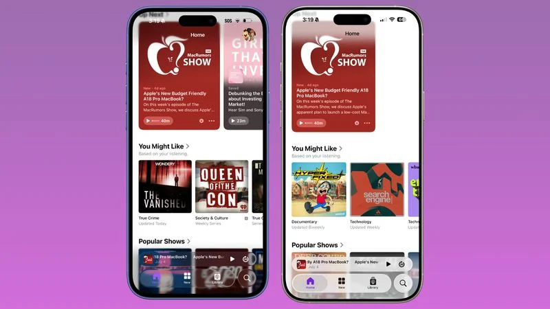 iOS 26 Liquid Glass Design Changes: Beta 2 vs. Beta 3 Visual Deep Dive 5 ios 26 beta 3 podcasts - Tech Guidely