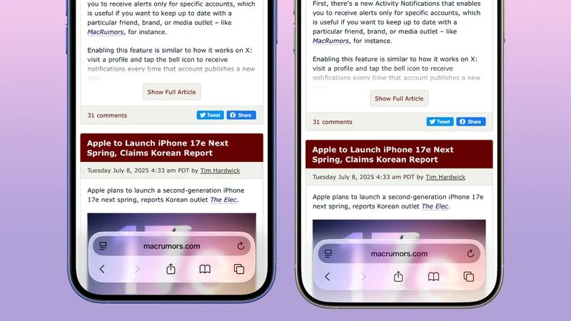 iOS 26 Liquid Glass Design Changes: Beta 2 vs. Beta 3 Visual Deep Dive 3 safari bottom tab ios 26 beta 3 - Tech Guidely